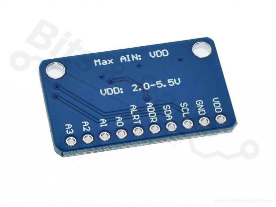 ADC ADS1115 16-Bit breakout - 4 channel with programmable amplifier